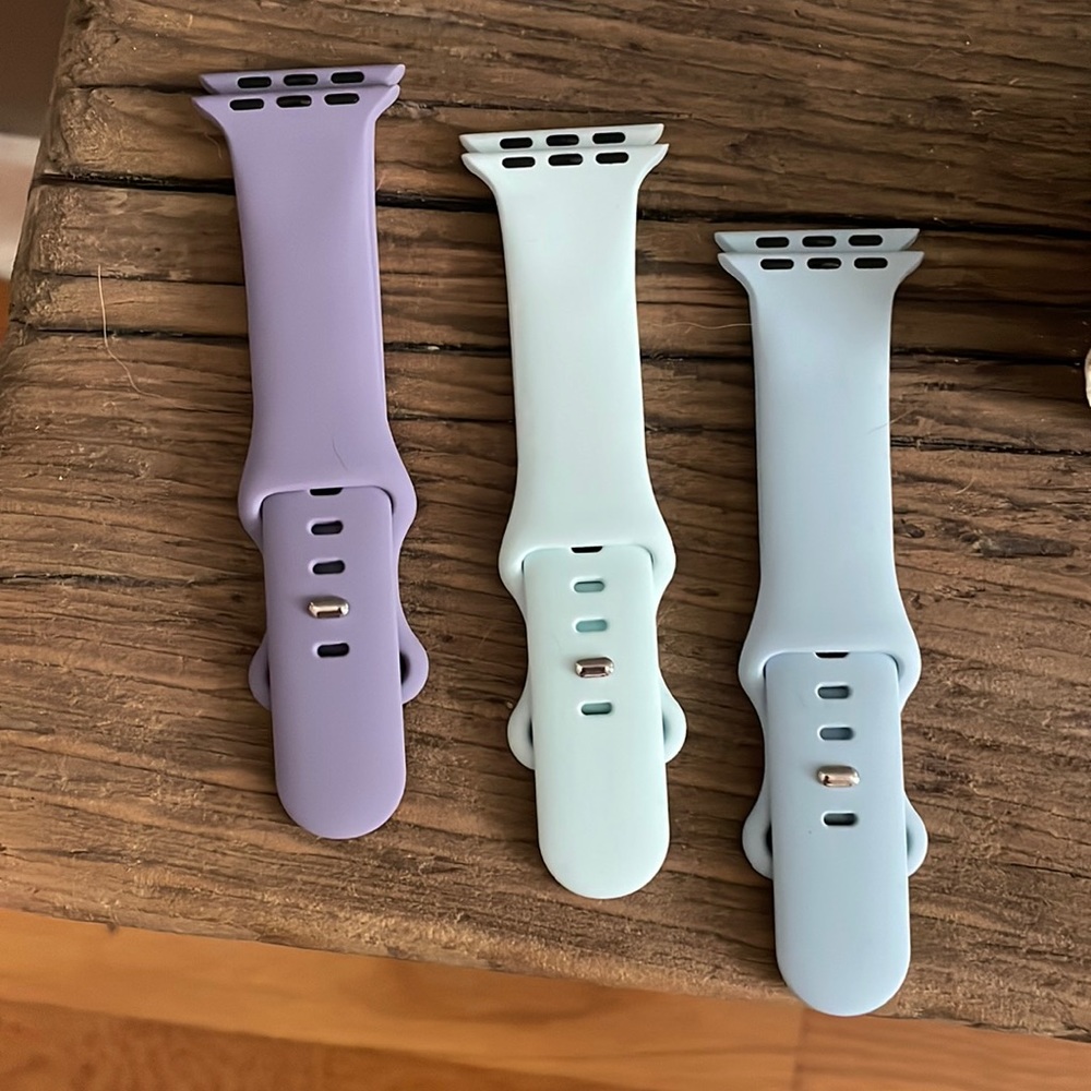Set of three Apple Watch bands